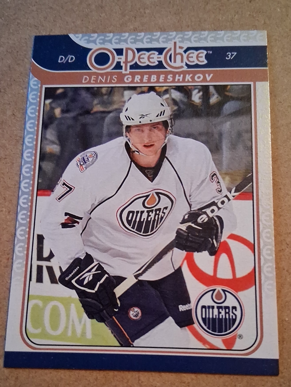 O-Pee-Chee Denis Grebeshkov Hockey Card - Oilers
